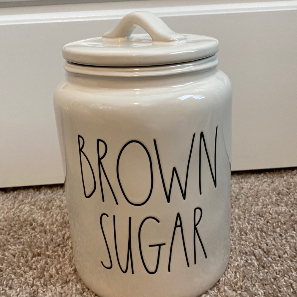 Rae Dunn brown sugar canister